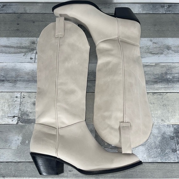 Jeffrey Campbell Women’s Blade 2 Western Boot - Ivory - Sz - 10 - Picture 8 of 15